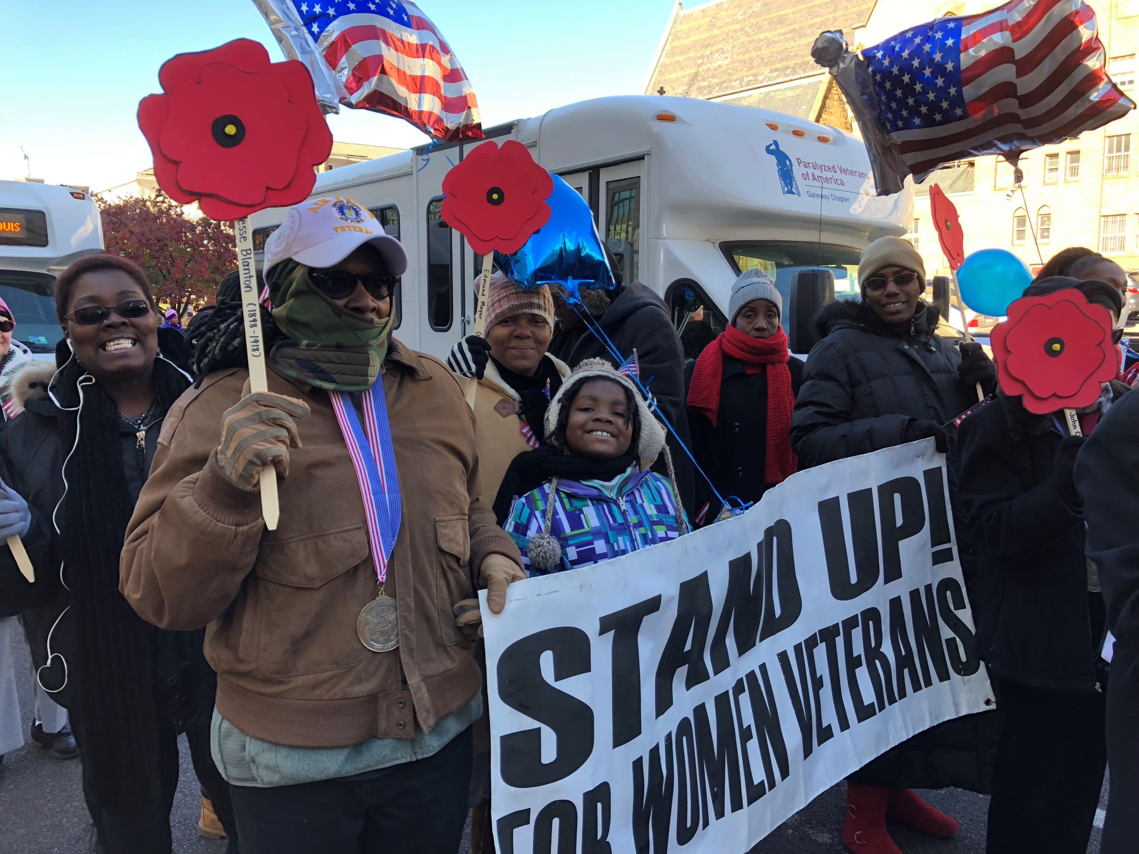 Stand Up! for Women Veterans at 2018 Parade